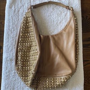 Romy Gold studded shoulder bag